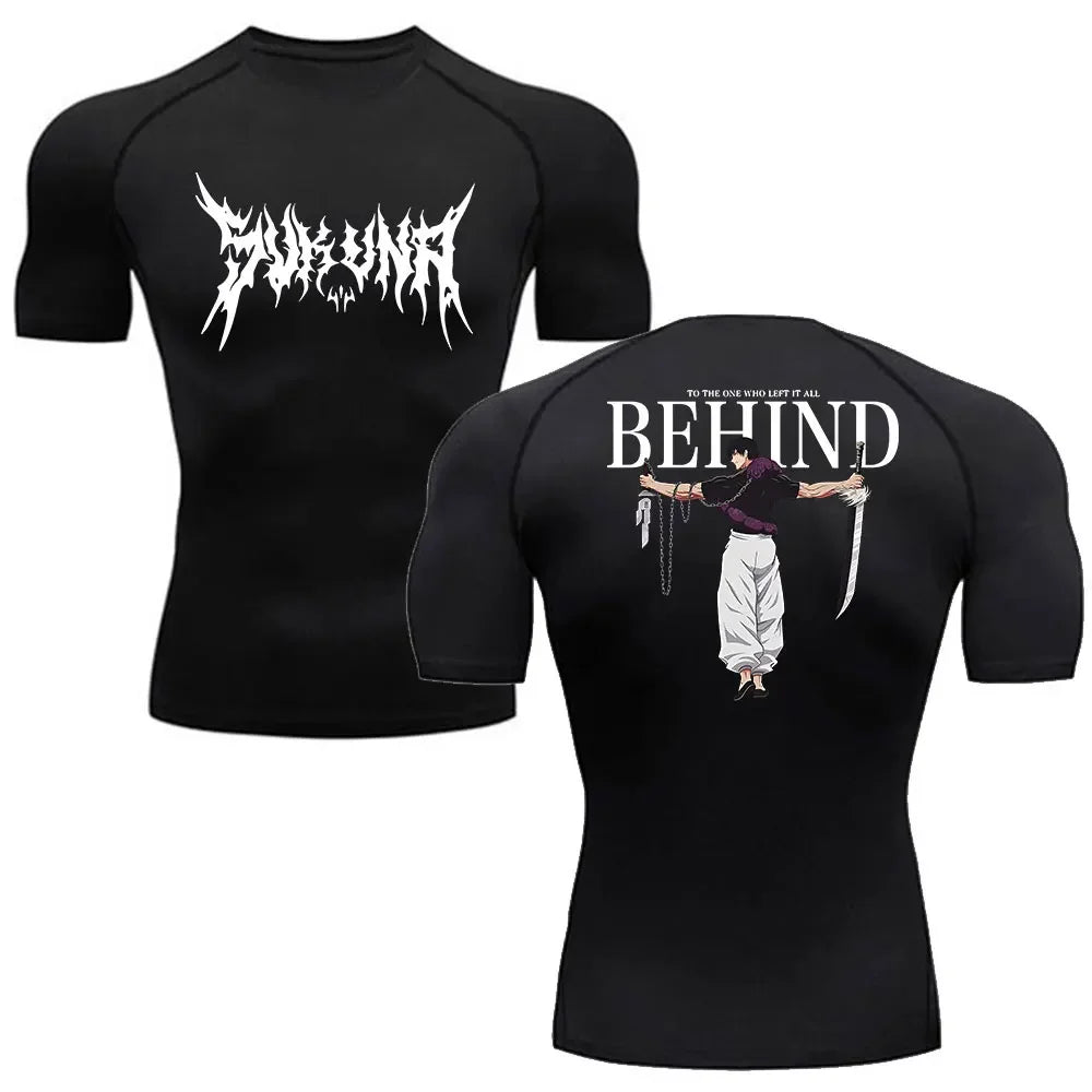 “Cursed Strength” Gym Tee 💀 – Jujutsu Inspired