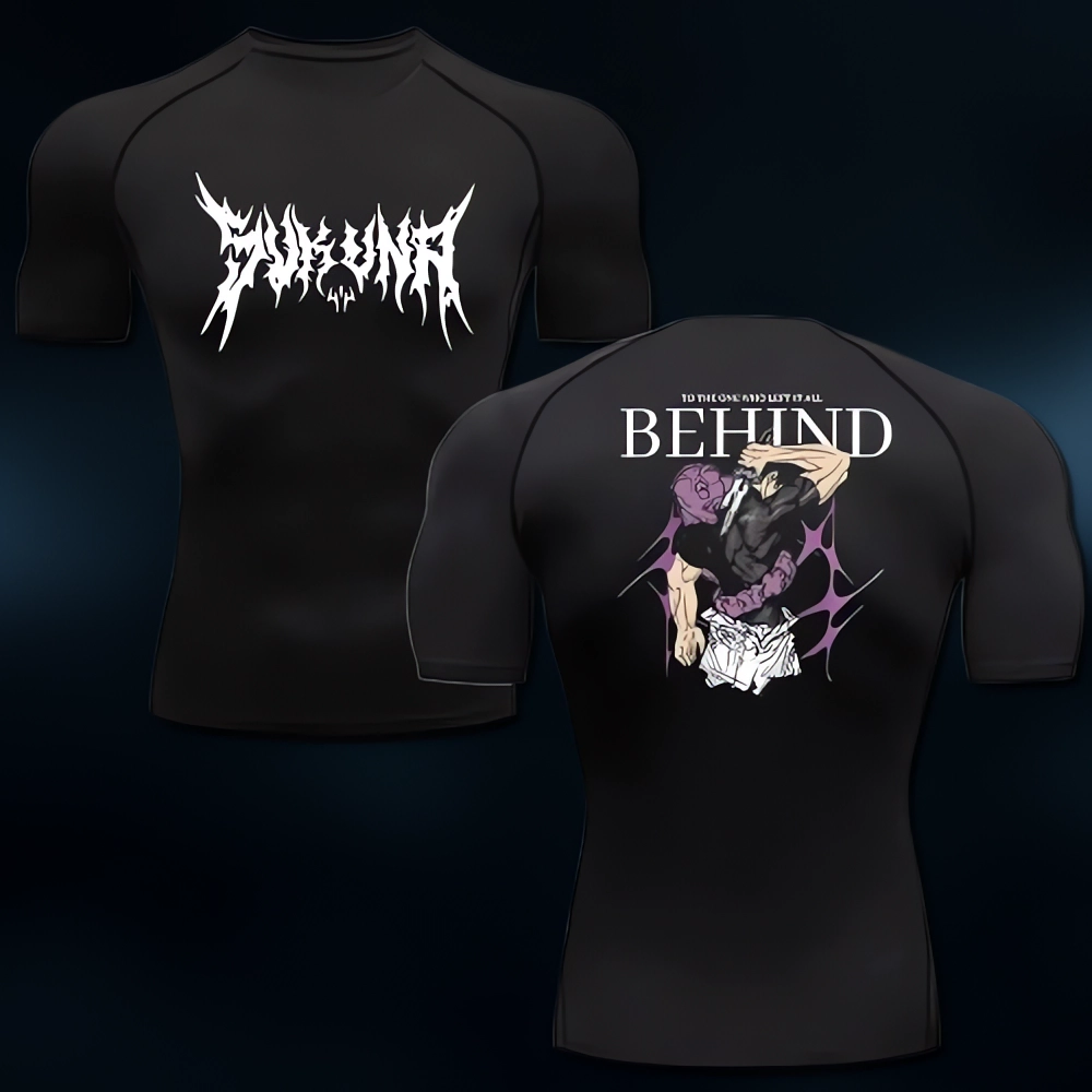 “Cursed Strength” Gym Tee 💀 – Jujutsu Inspired
