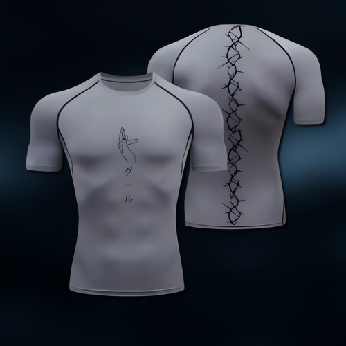 Ghoul Mode” Gym Tee 🩸 – Tokyo Ghoul Inspired