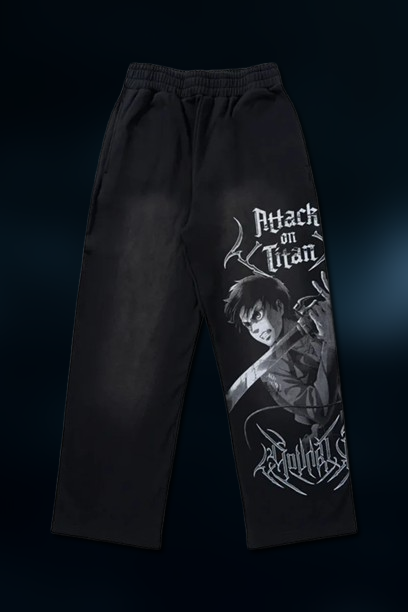 Wallbreaker” Gym Pants 🛡️ – AOT Edition