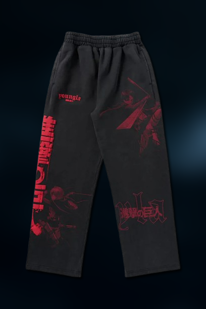 Wallbreaker” Gym Pants 🛡️ – AOT Edition