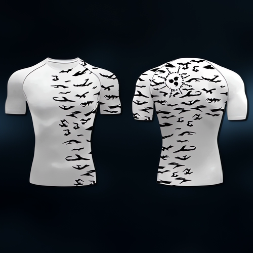 Silent Strength” Gym Tee 🕊️ – White Dove Edition
